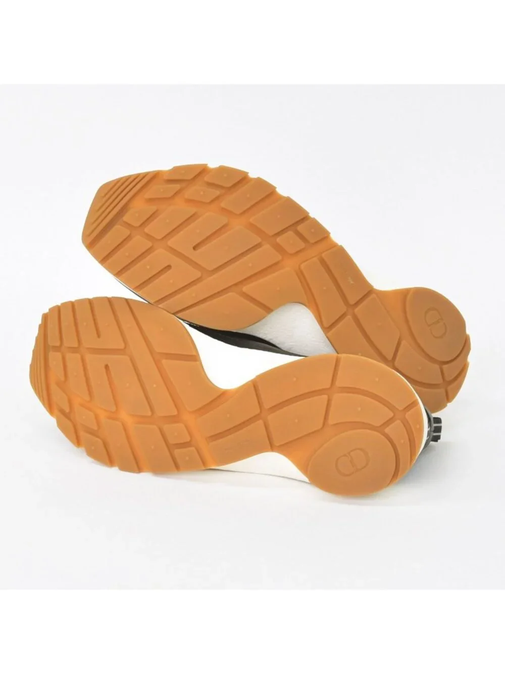 Dior Mile Sneakers Smooth Lambskin Neoprene Black White Brown